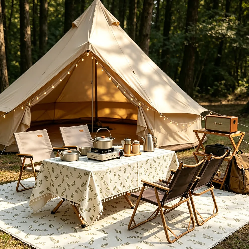 Effective Ownkoti Minimalist Leaf Picnic Blanket Tablecloth Innovative