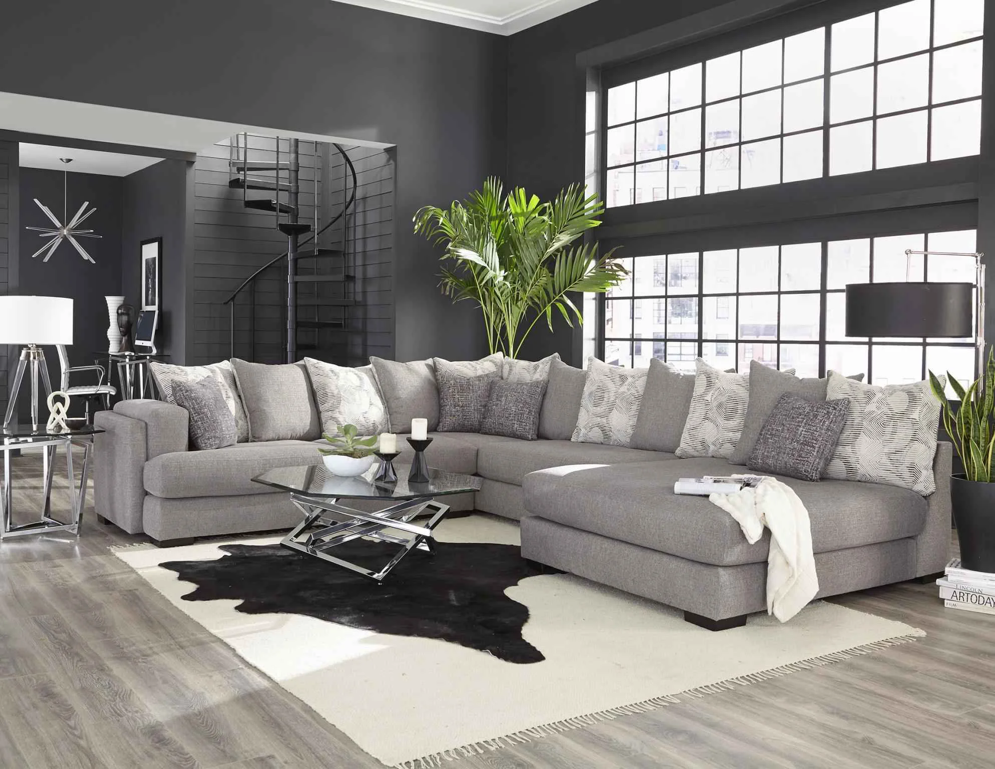 Sophisticated Garrett Sterling 3pc Sectional Elite