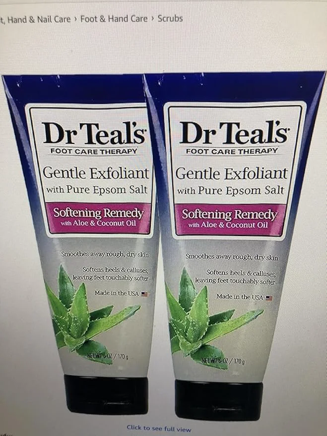 Original Design Dr. Teals Softening Remedy Coconut Oil Foot Scrub Gift Set Trusted