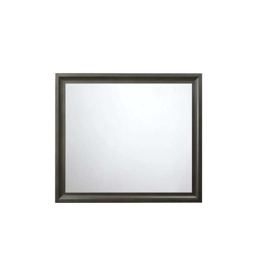 High-Grade Soteris - Mirror - Antique Gray Contemporary