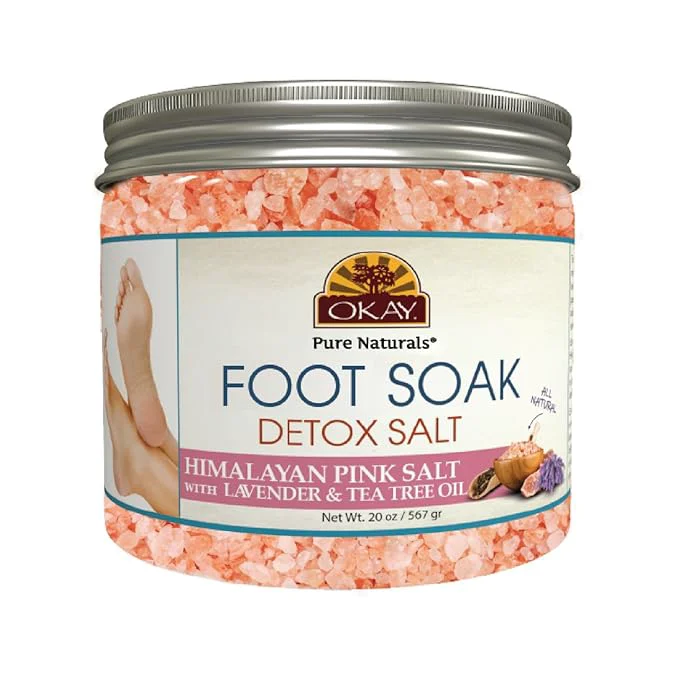 World-Class OKAY Foot Soak Detox Salt Pure