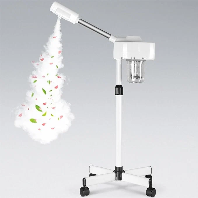 Clean Nova Microdermabrasion Professional Facial Steamer On Wheels Ionic Ozone Powerful