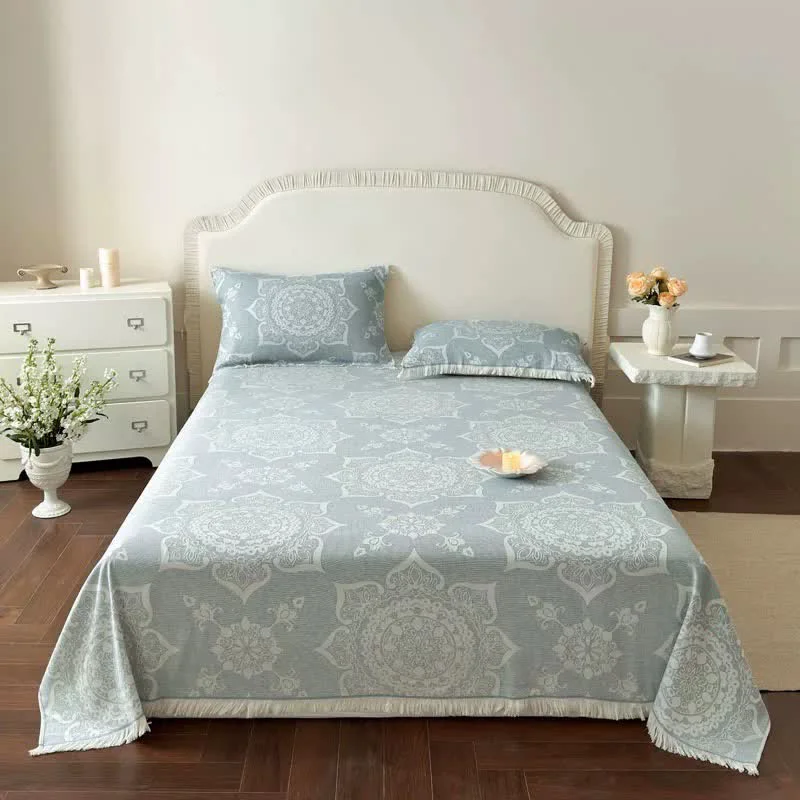 Reliable Ownkoti Multicolor Mandala Pattern Cotton Gauze Quilt Trendy