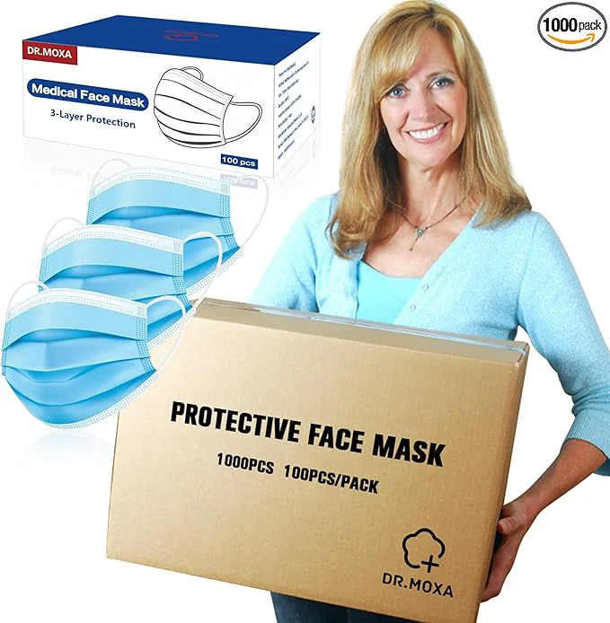 Secure DR.MOXA 1000 Pack Disposable Medical Face Masks Whole Bulk Masks Trendy