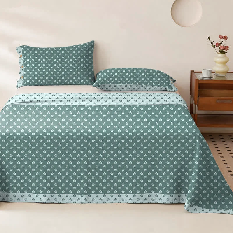 High-End Ownkoti Cherry Blossom Cotton Double Gauze Bedspread Modern