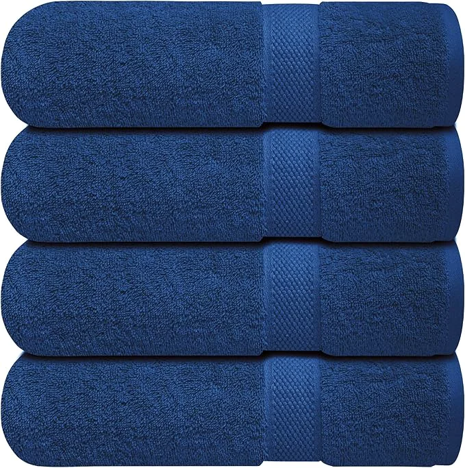 Innovative Infinitee Xclusives Luxury Ring-Spun Cotton Bath Towels Set of 4 – Soft Sophisticated