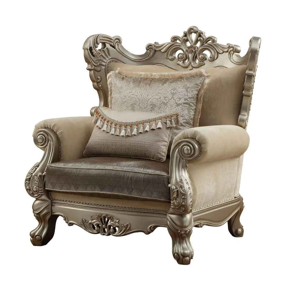 Specialty Ranita - Chair With 2 Pillows - Fabric amp Champagne Environmentally Friendly