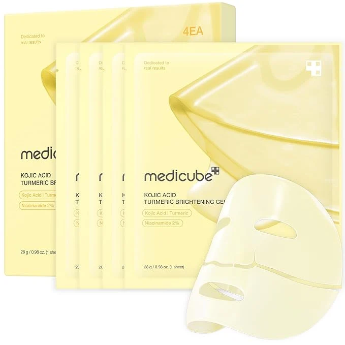 Pure medicube Jelly Gel Mask with Brightening Kojic Acid Turmeric Overnight Face Specialty