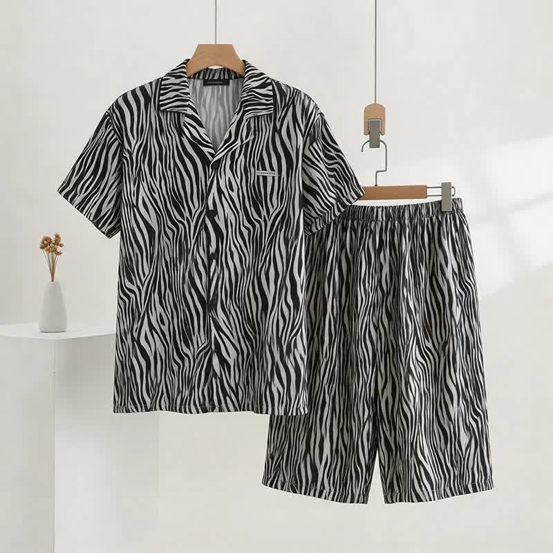 Verified Ownkoti Unisex Zebra Print Modal Pajama Set Trusted