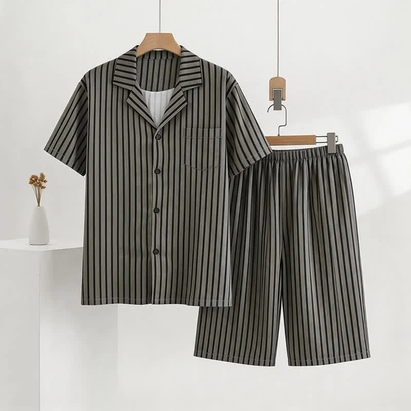 Efficient Ownkoti Unisex Striped Modal Pajama Set Certified