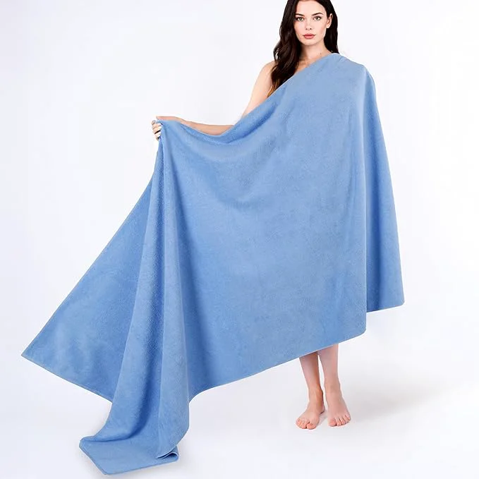 Elite Cotton Paradise Cotton 40x80 Oversized Bath Sheet Extra Large Turkish Certified