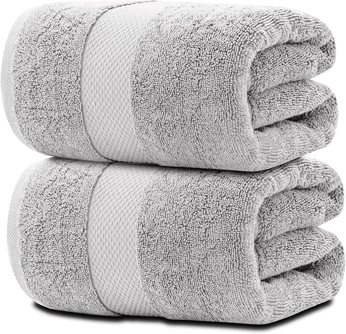Professional White Classic Luxury Bath Sheets Towels Easy-to-Use