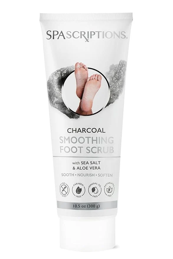 Official SpaScriptions Charcoal Smoothing Foot Scrub Trusted