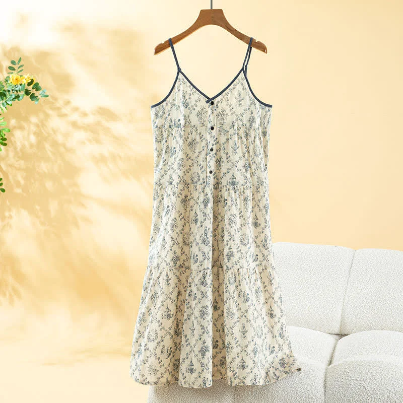 User-Friendly Ownkoti Floral Cotton Camisole Women 39 s Nightgown Next-Generation