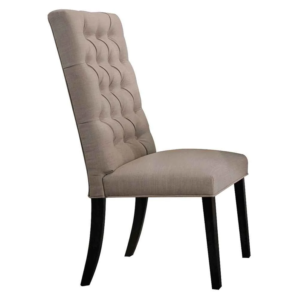 First-Class Morland - Side Chair Set of 2 - Tan Linen amp Vintage Black Efficient