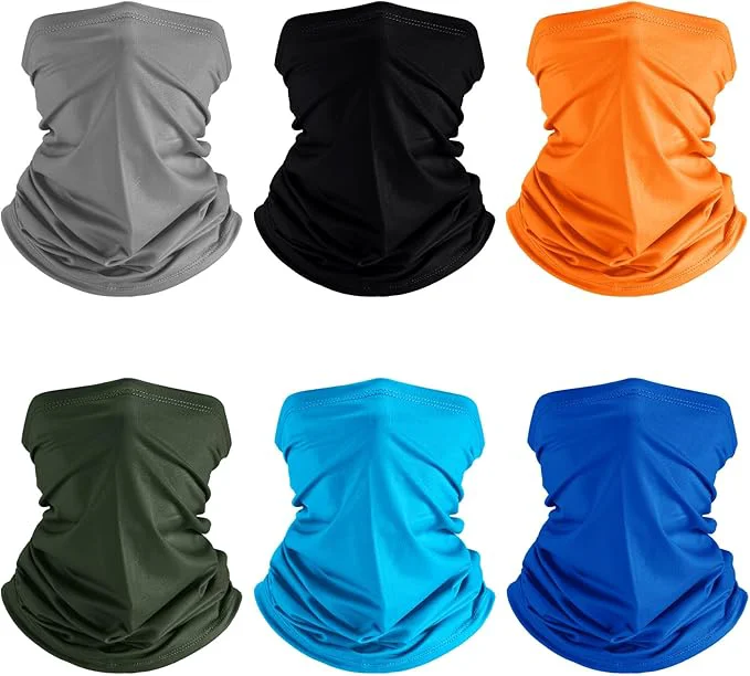 Proven Geyoga 6 Pieces Summer UV Protection Cooling Neck Gaiter Face Clothing Neck Functional