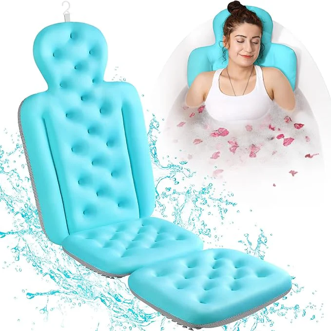 Optimized Full Body Bath Pillow for Bathtub Thick Bathtub Cushion Luxury Tub Pillow for World-Class