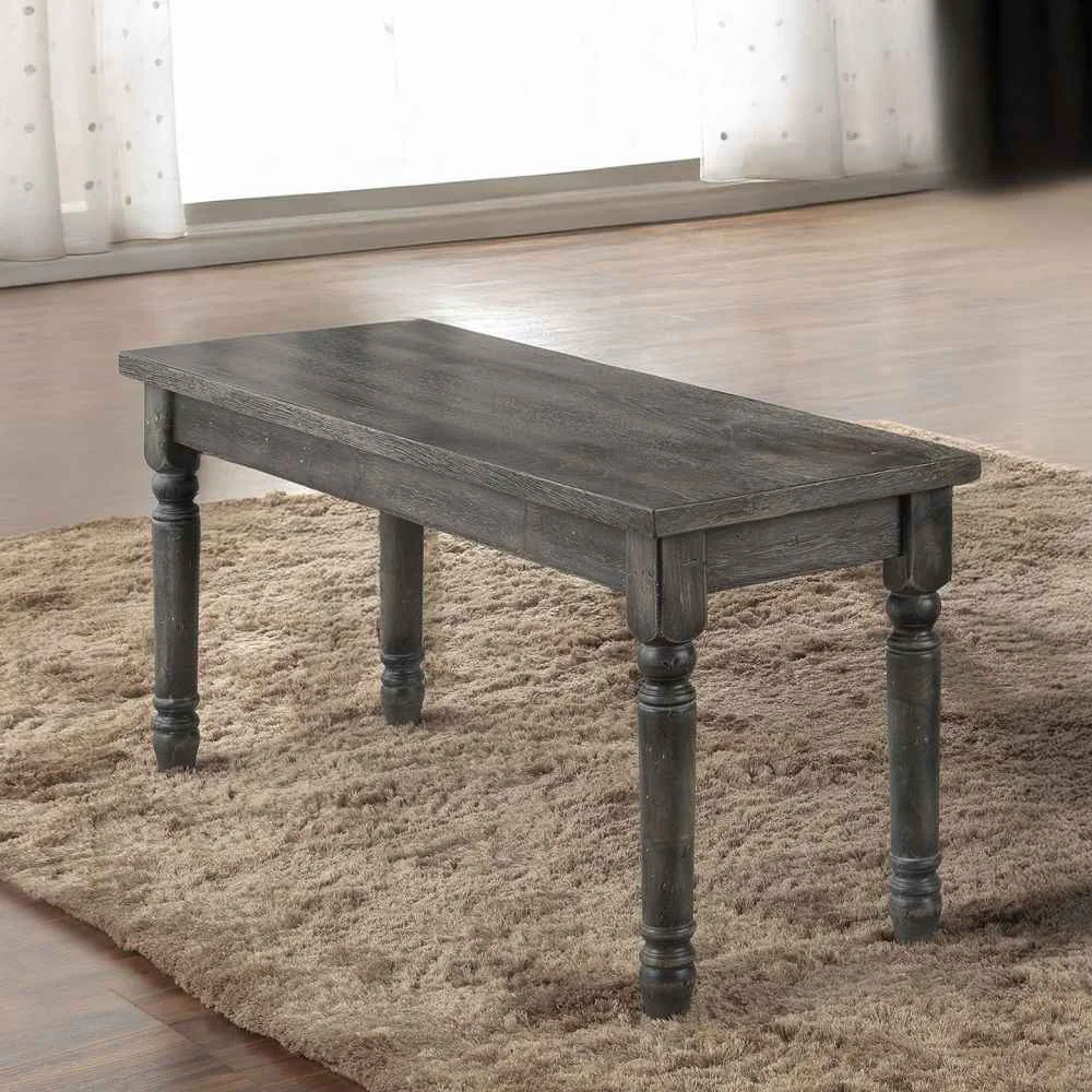 Reusable Wallace - Bench - Weathered Gray Certified