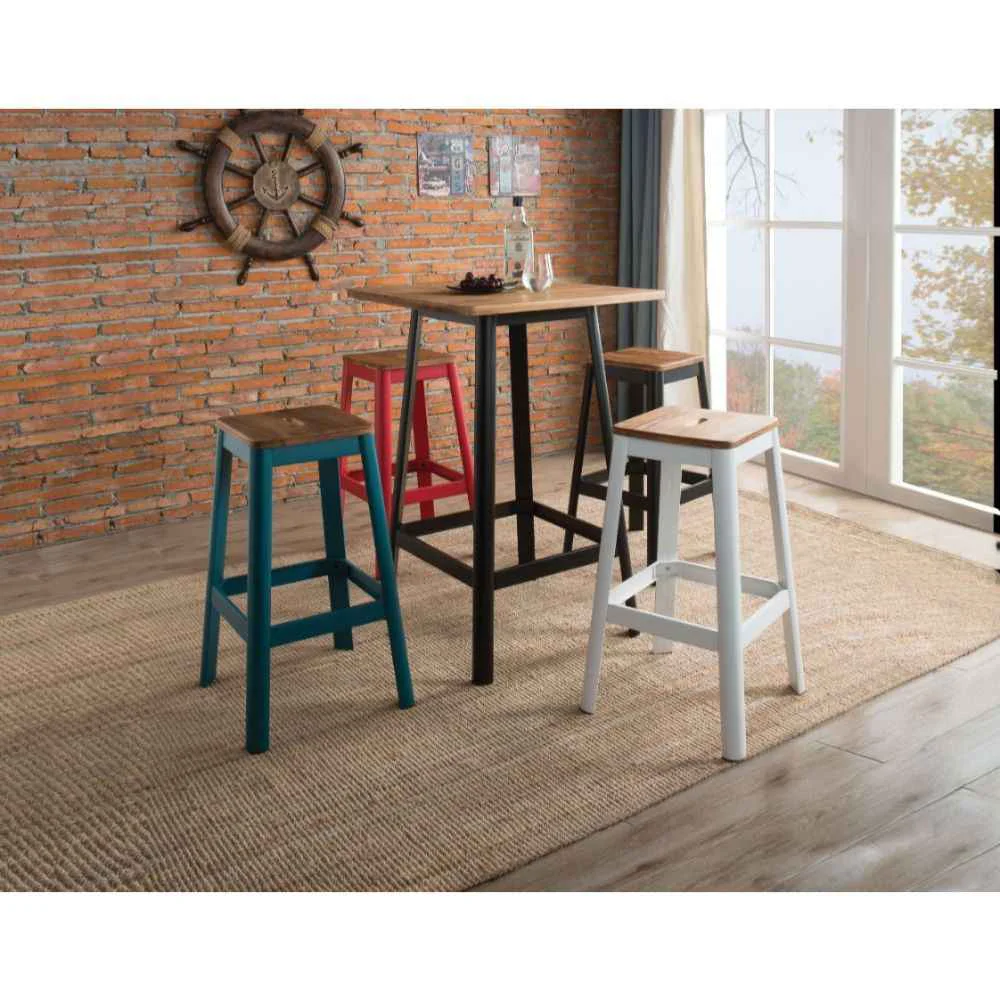 Effective Jacotte - Bar Table - Natural amp Black Elegant