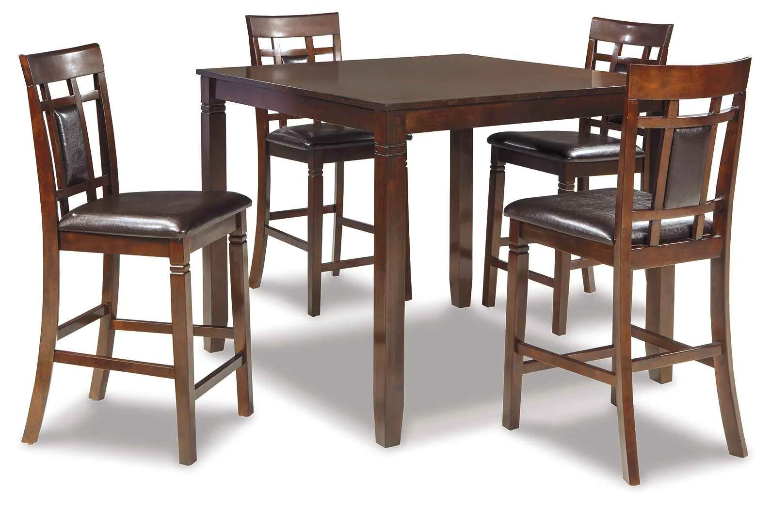 Responsible Bennox - DRM Counter Table Set Set of 5 - Brown Elegant