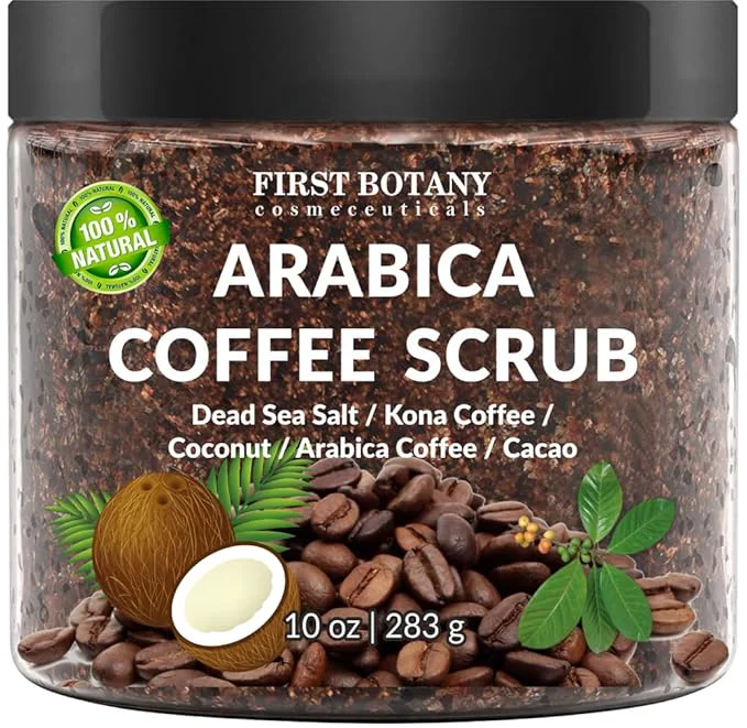 Smooth First Botany Cosmeceuticals Natural Arabica Coffee Scrub Premium Material