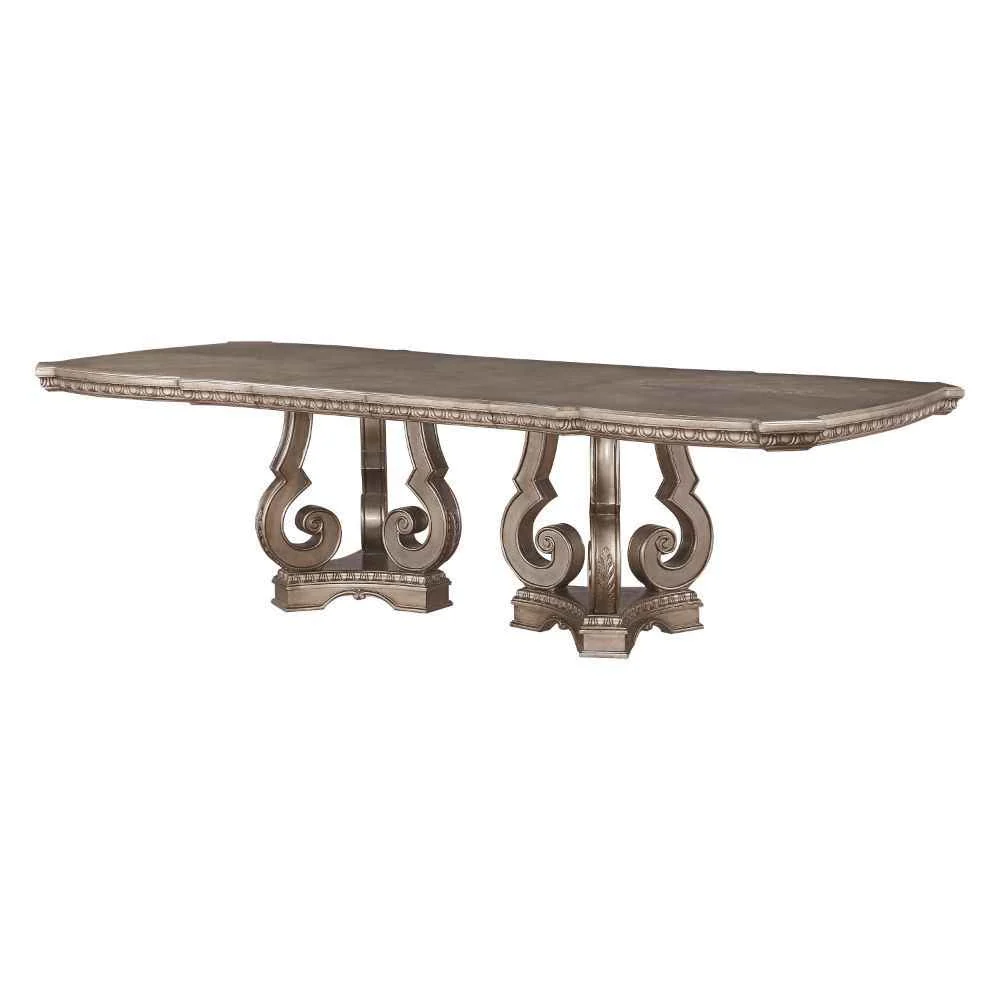 Innovative Northville - 30 quot Dining Table - Antique Silver Exceptional