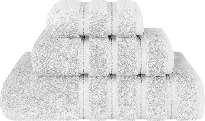 Excellent American Soft Linen Premium 3 Piece Towel Set 1 Bath Towel 1 Hand Towel 1 Verified
