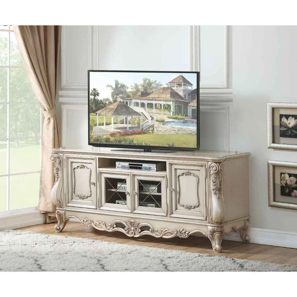 Luxury Gorsedd - TV Stand - Golden Ivory First-Class