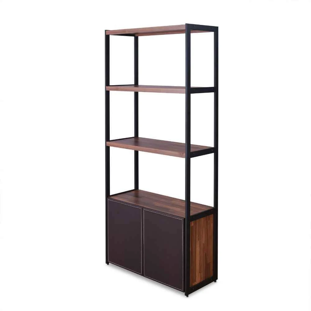 Trendy Sara - Bookshelf - Walnut amp Sandy Black High-Grade