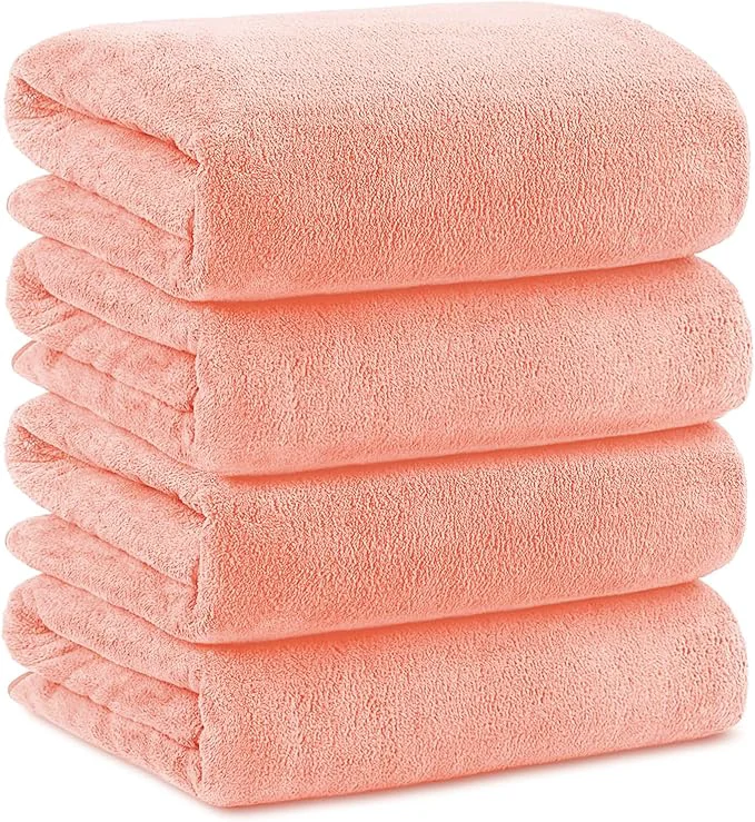 Versatile Orighty Microfiber Bath Towels Pack of 4 Convenient