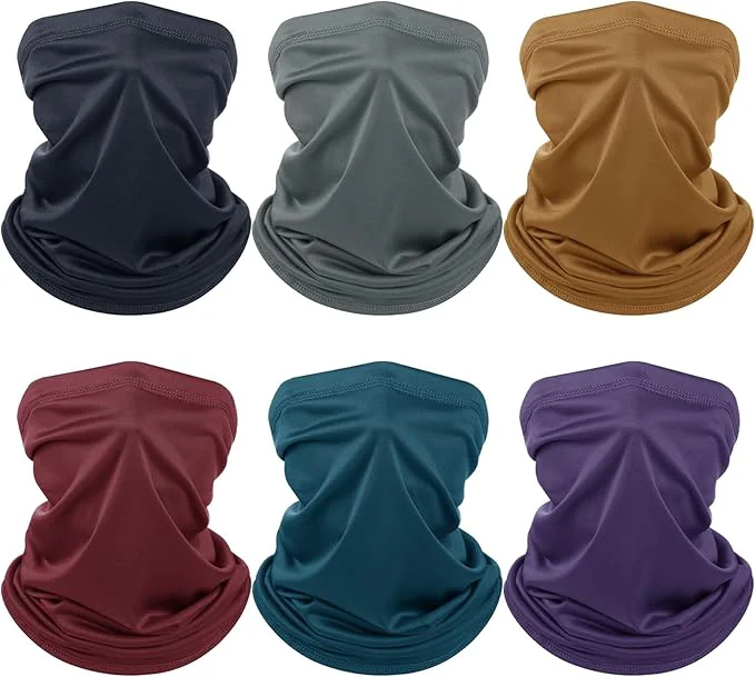 Authentic Geyoga 6 Pieces Summer UV Protection Cooling Neck Gaiter Face Clothing Neck Detailed