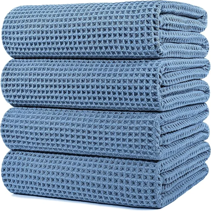 Crafted POLYTE 430 GSM Microfiber Oversize Quick Dry Lint Bath Towel 60 x 30 in Excellent