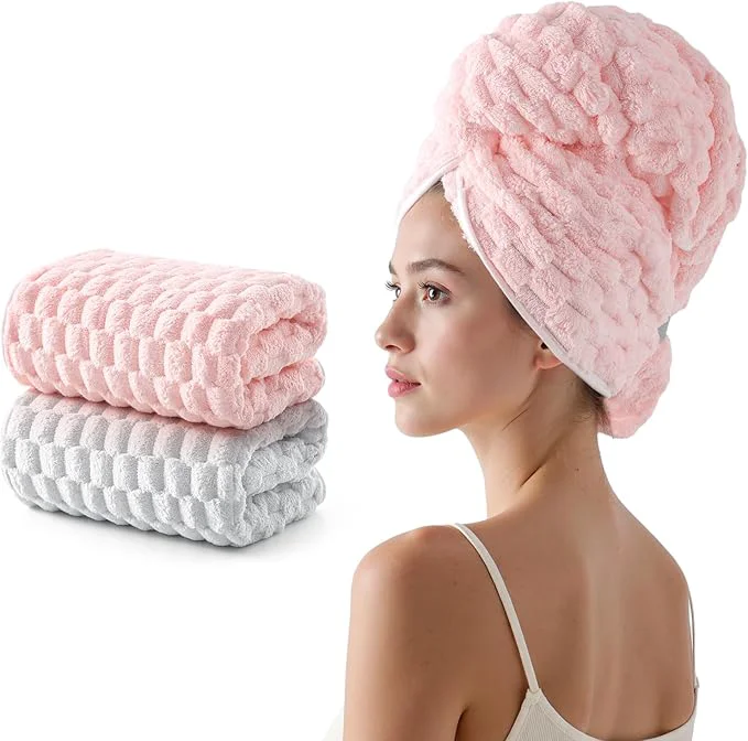 Enhanced REDKISS 2 Pack Microfiber Hair Towels Reliable