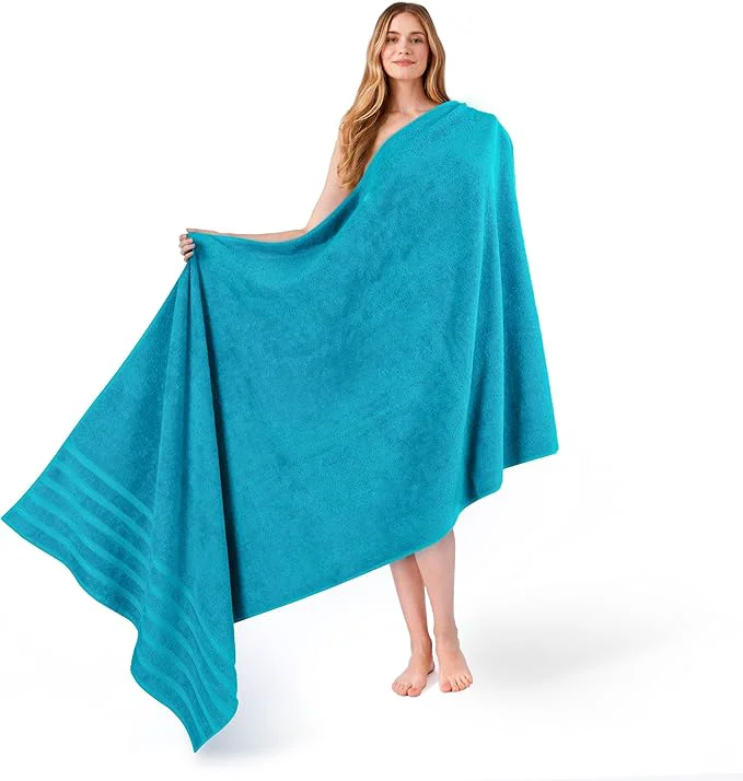 Exceptional American Soft Linen 35x70 Jumbo Large Bath Towel 600 GSM Cotton Turkish Exclusive