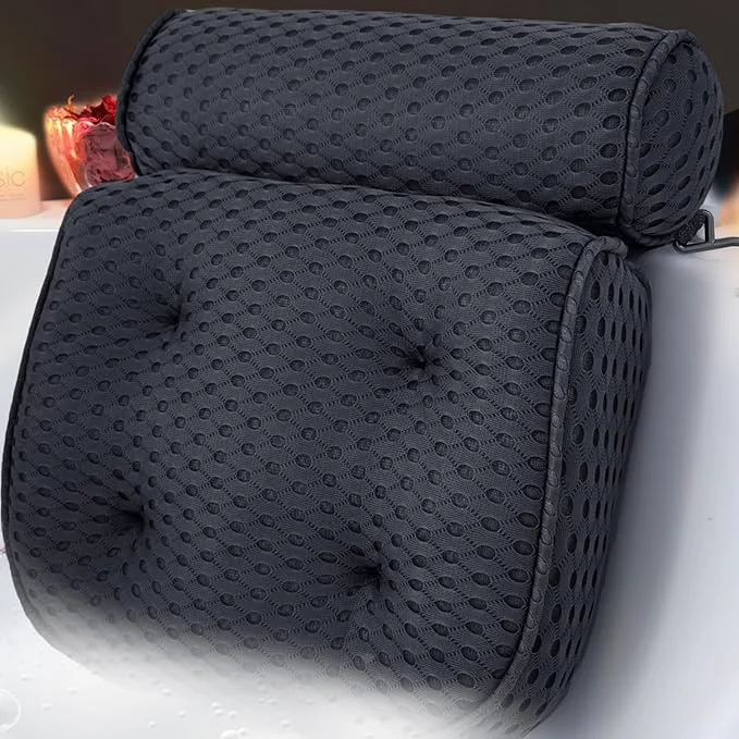 Artisan AEROiVi Luxury Bath Pillows for Tub，Bath Pillow Bathtub Pillows for Head and User-Friendly
