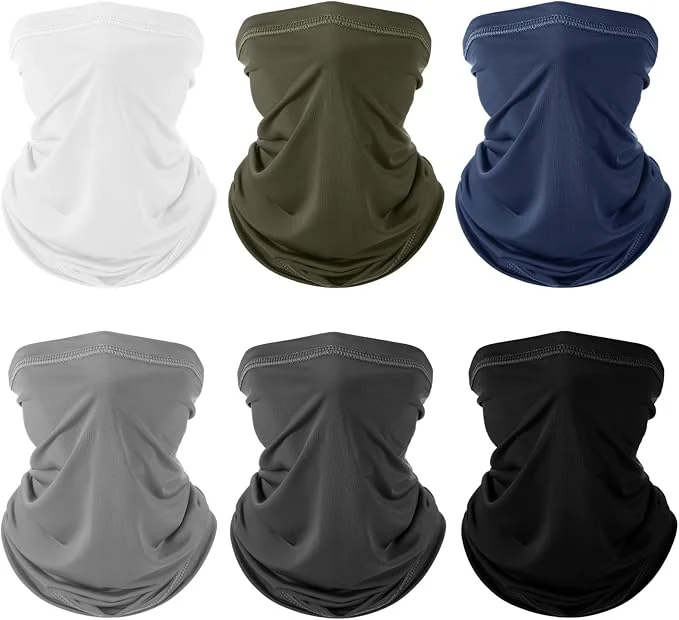 Original Geyoga 6 Pieces Summer UV Protection Cooling Neck Gaiter Face Clothing Neck Reliable