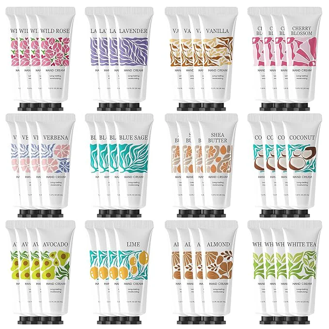 Next-Generation 48 Pack Hand Cream Bulk Gifts for Women Mothers Day Gifts Bulk Travel Size Sophisticated