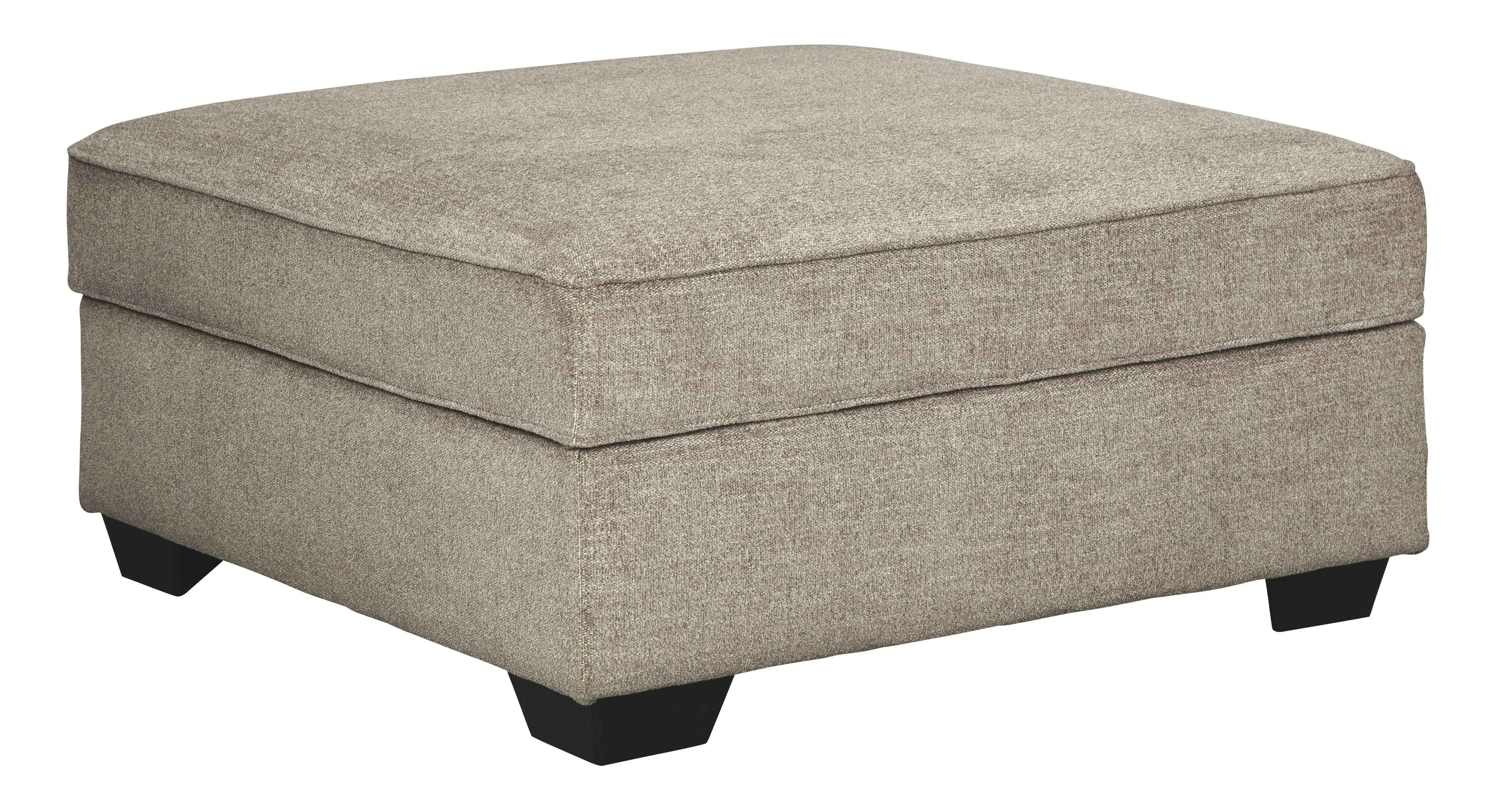 Crafted Bovarian - Ottoman With Storage - Stone Functional