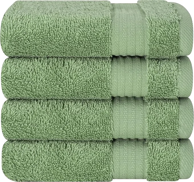 Minimalist Cotton Paradise Cotton Turkish Washcloth Set Easy-to-Use