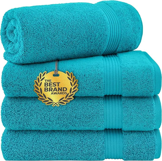Detailed Cotton Paradise 4 Piece Turkish Bath Towels Innovative