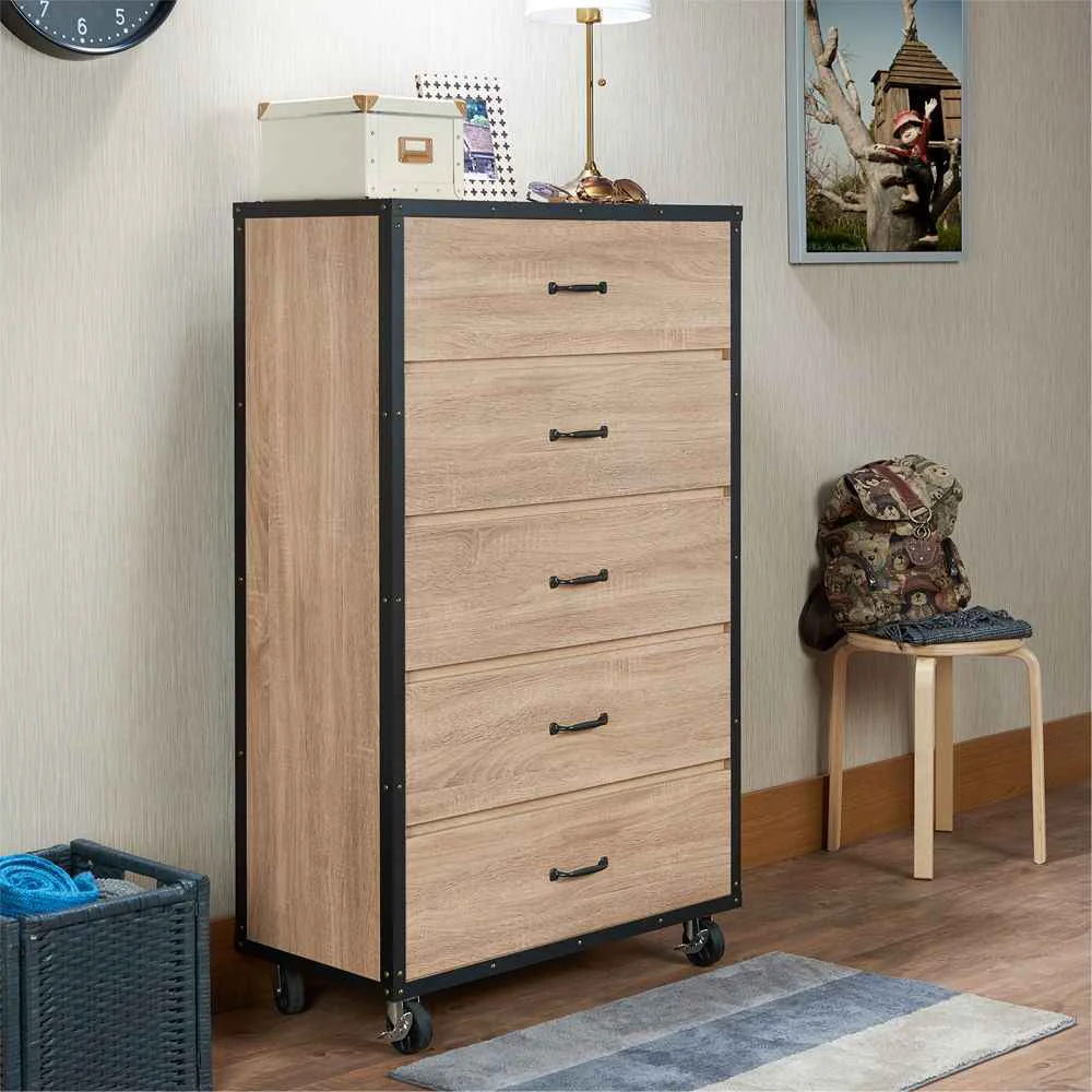 World-Class Bemis - Chest - Weathered Light Oak High-Quality