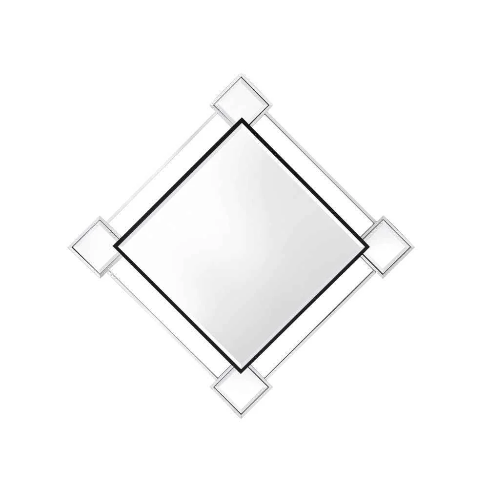 Selected Asbury - Accent Mirror - Mirrored amp Chrome Organic
