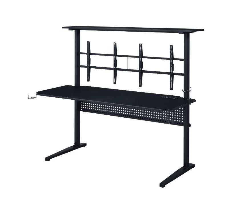 Recyclable Canzi - Gaming Desk With USB - Black Luxury