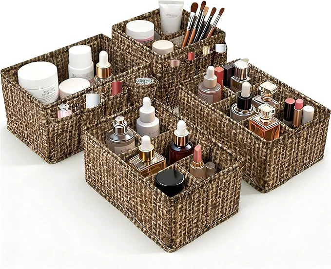 Premium Material VERONLY Cosmetic Storage Bins Makeup Organizer Adjustable Multifunction Environmentally Friendly