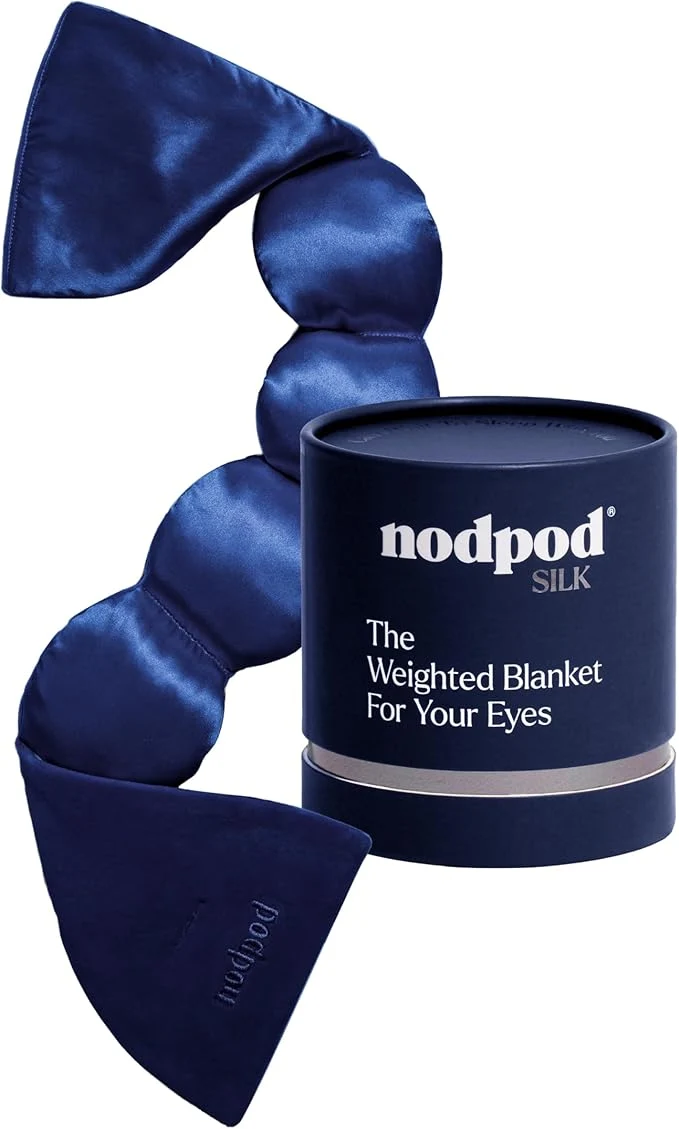 Soft Nodpod Mineralized Silk Gentle Pressure Sleep Mask Smart