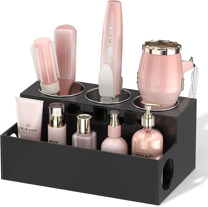 Safe NIUBEE Hair Tool Organizer Bathroom Countertop Blow Dryer Holder Vanity Caddy Clean
