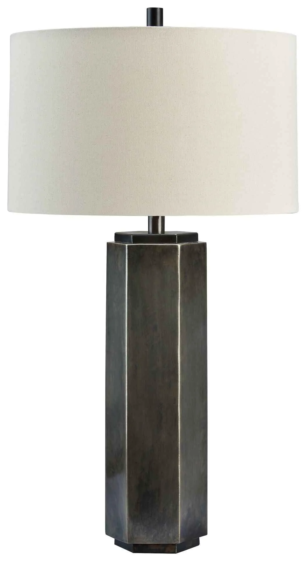 Organic Dirkton - Metal Table Lamp - Antique Pewter Finish Verified