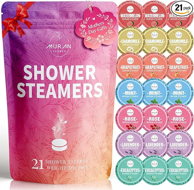Refined Shower Steamers Aromatherapy 21-Pack Shower Bombs Birthday Day Gifts Outstanding