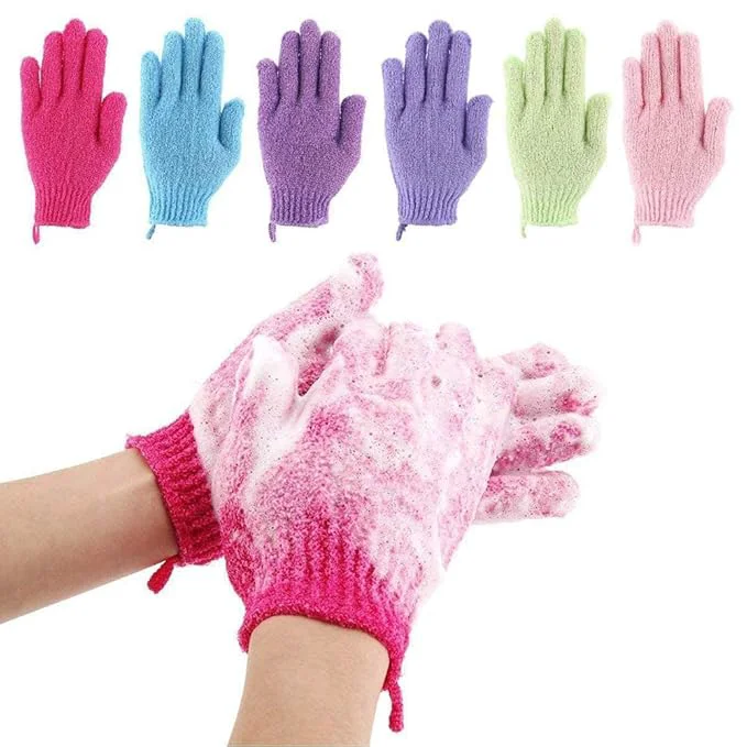 Eco-Friendly 12 Pcs Exfoliating Shower Bath Gloves Original