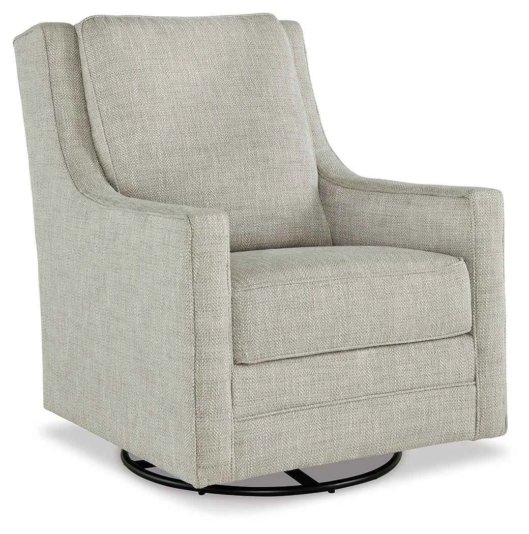 Specialty Kambria - Swivel Glider Accent Chair - Fog Elegant